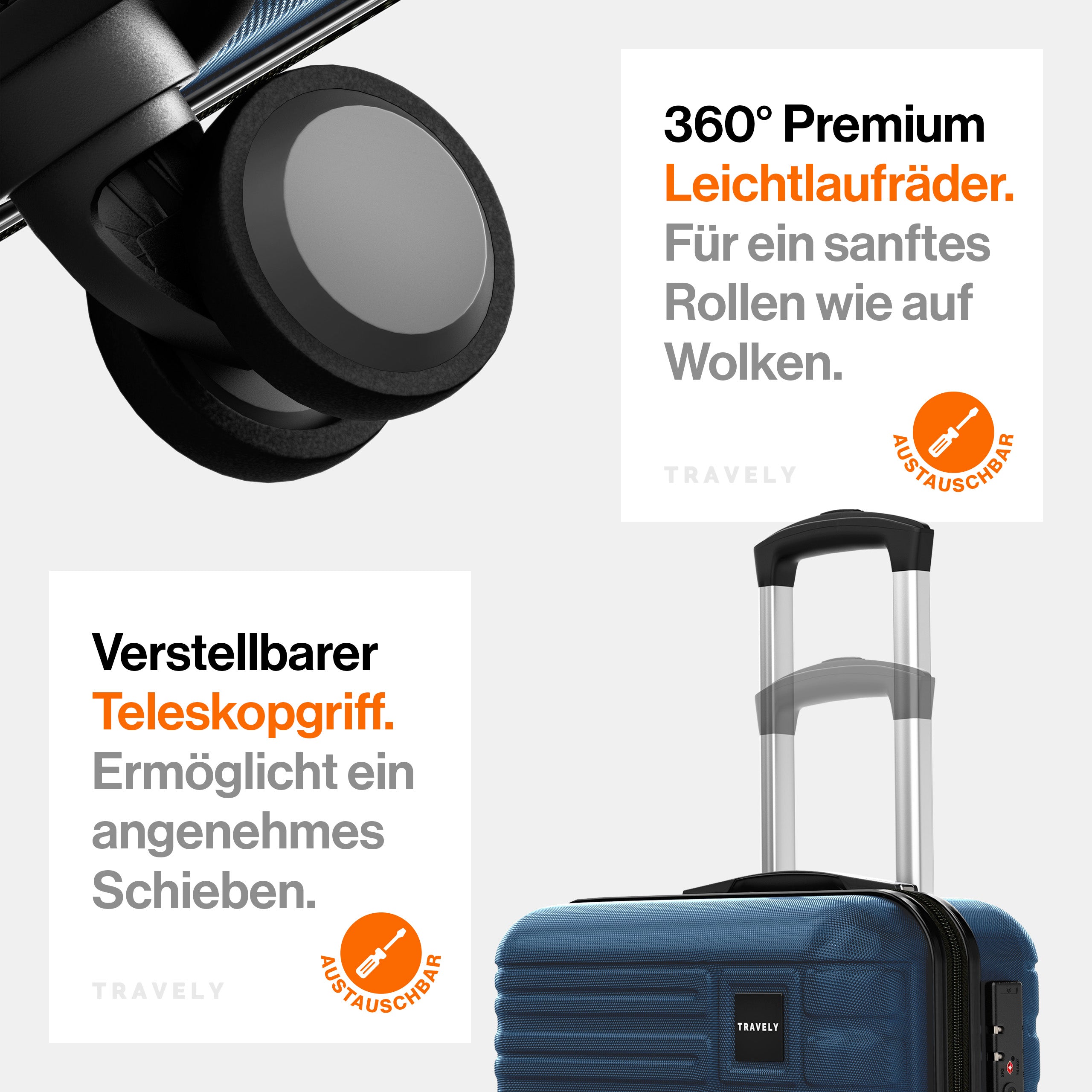Check-In Reisekoffer XXL (150L)