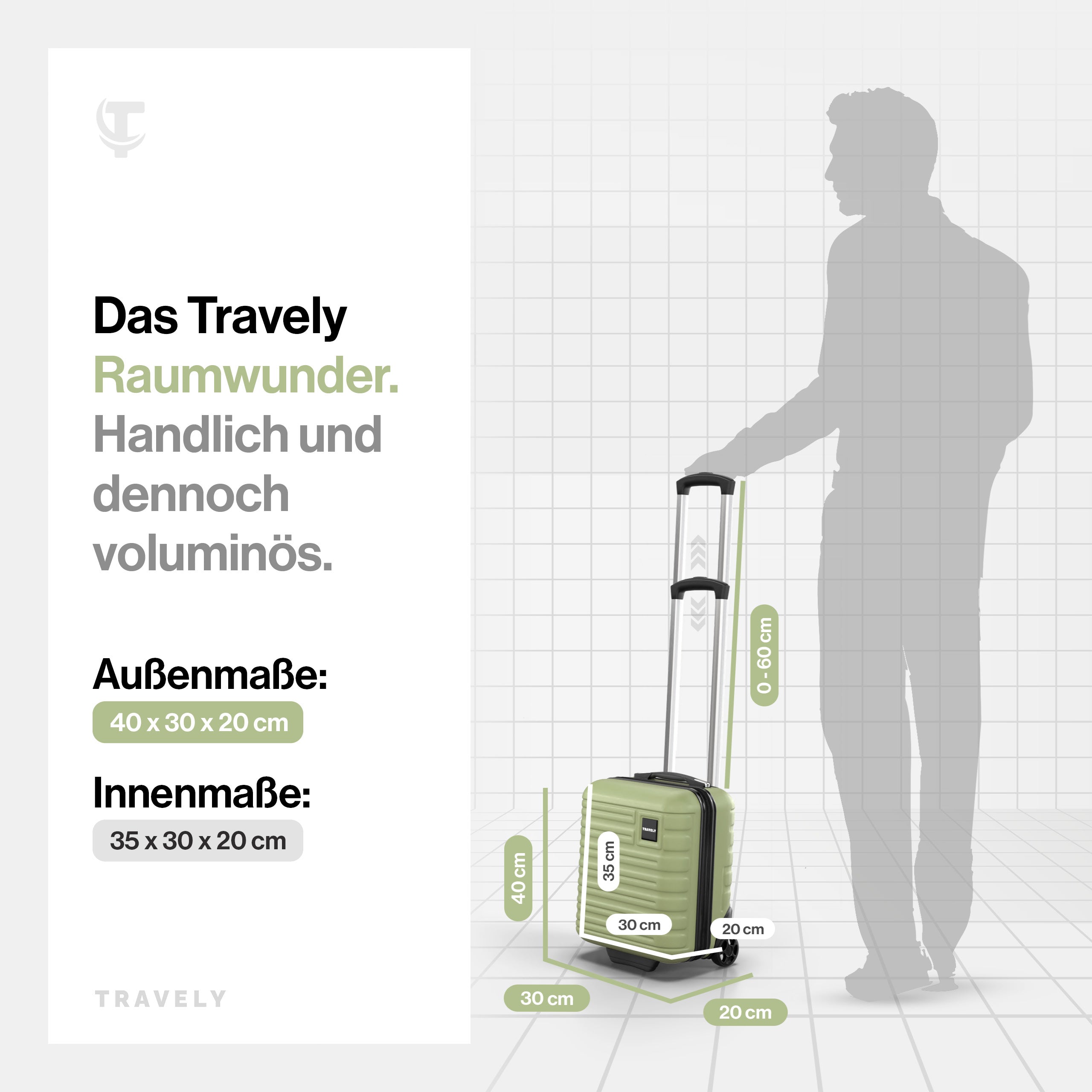 Handgepäck Koffer XS (26L)