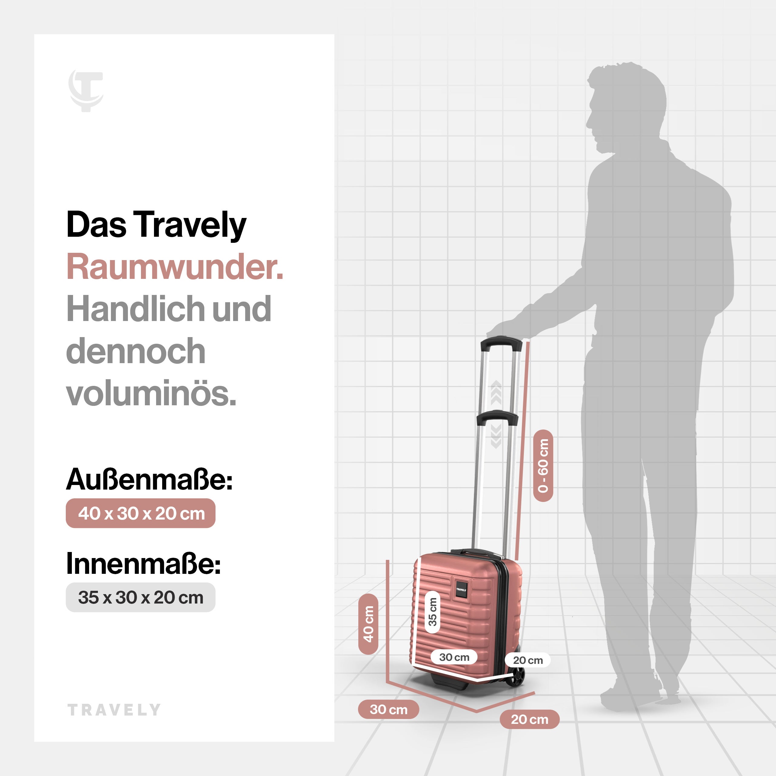 Handgepäck Koffer XS (26L)