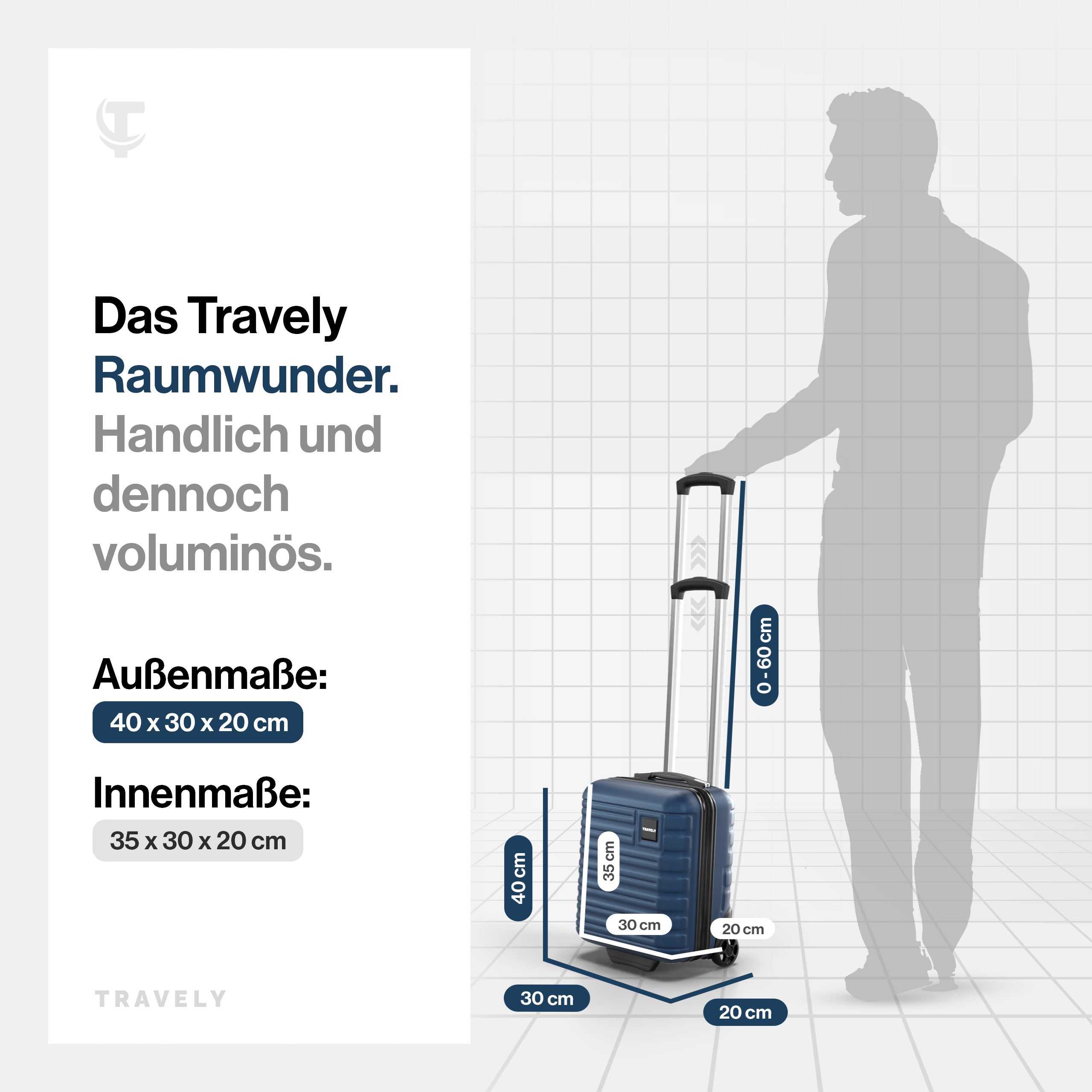 Handgepäck Koffer XS (26L)