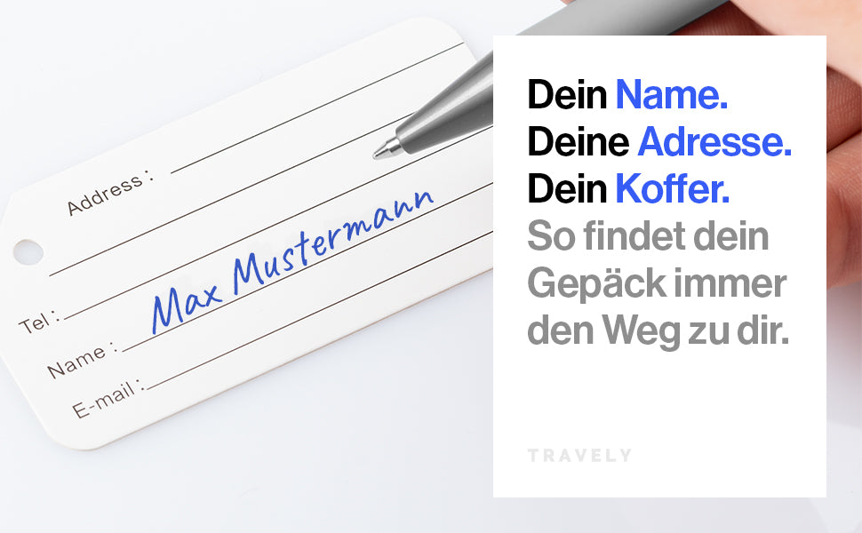 Kofferanhänger - leicht Erkennbar, Robust & Sicher