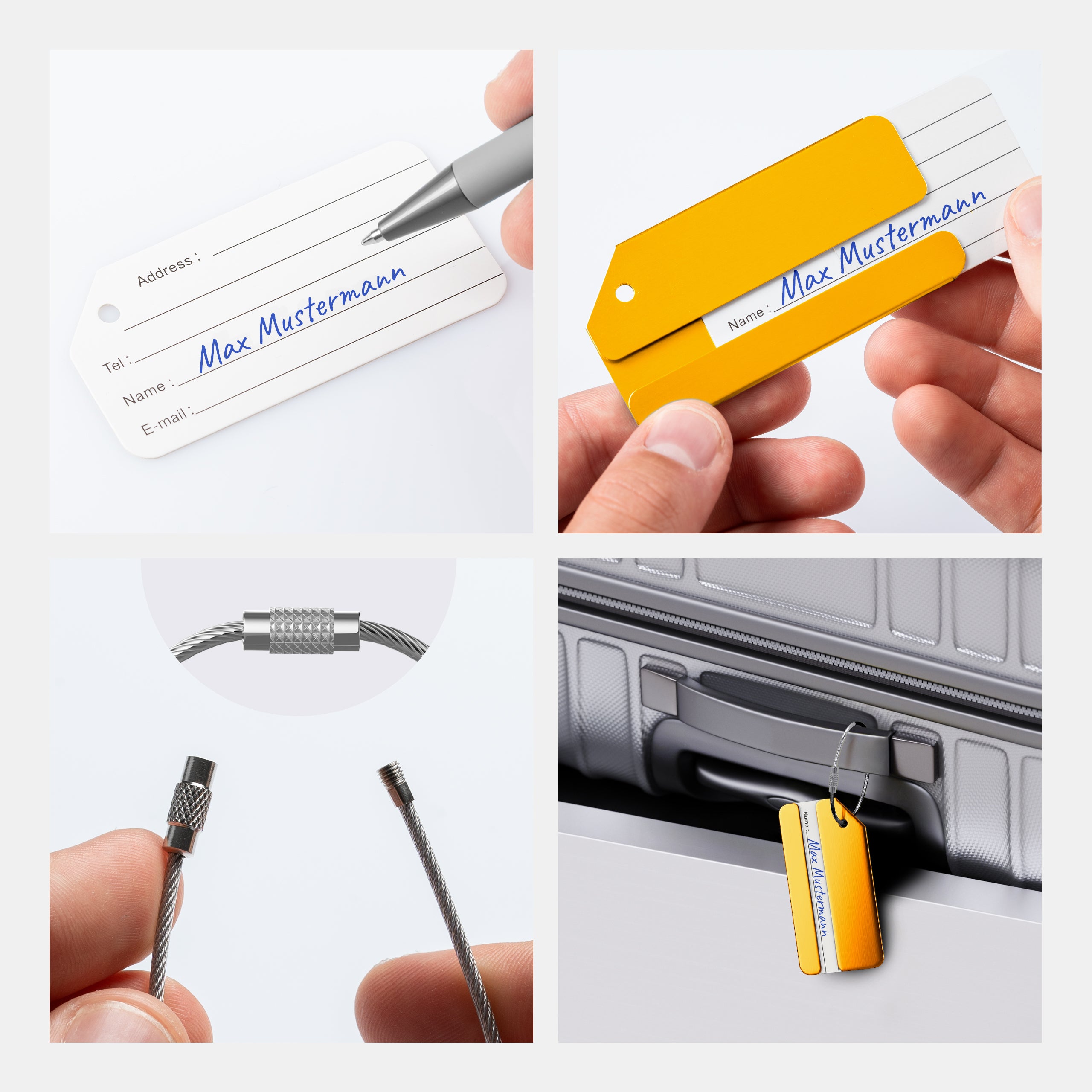 Kofferanhänger - leicht Erkennbar, Robust & Sicher