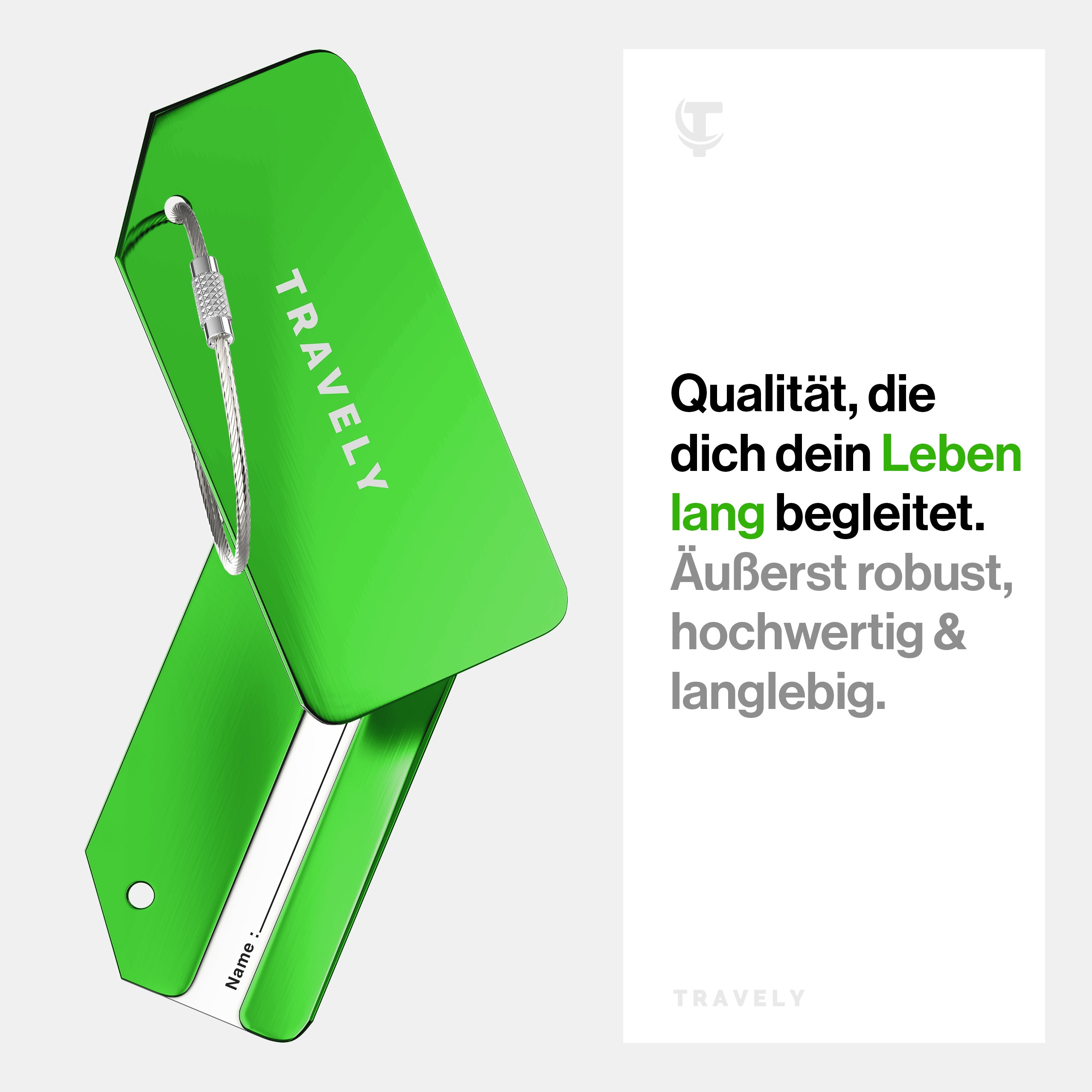 Kofferanhänger - leicht Erkennbar, Robust & Sicher