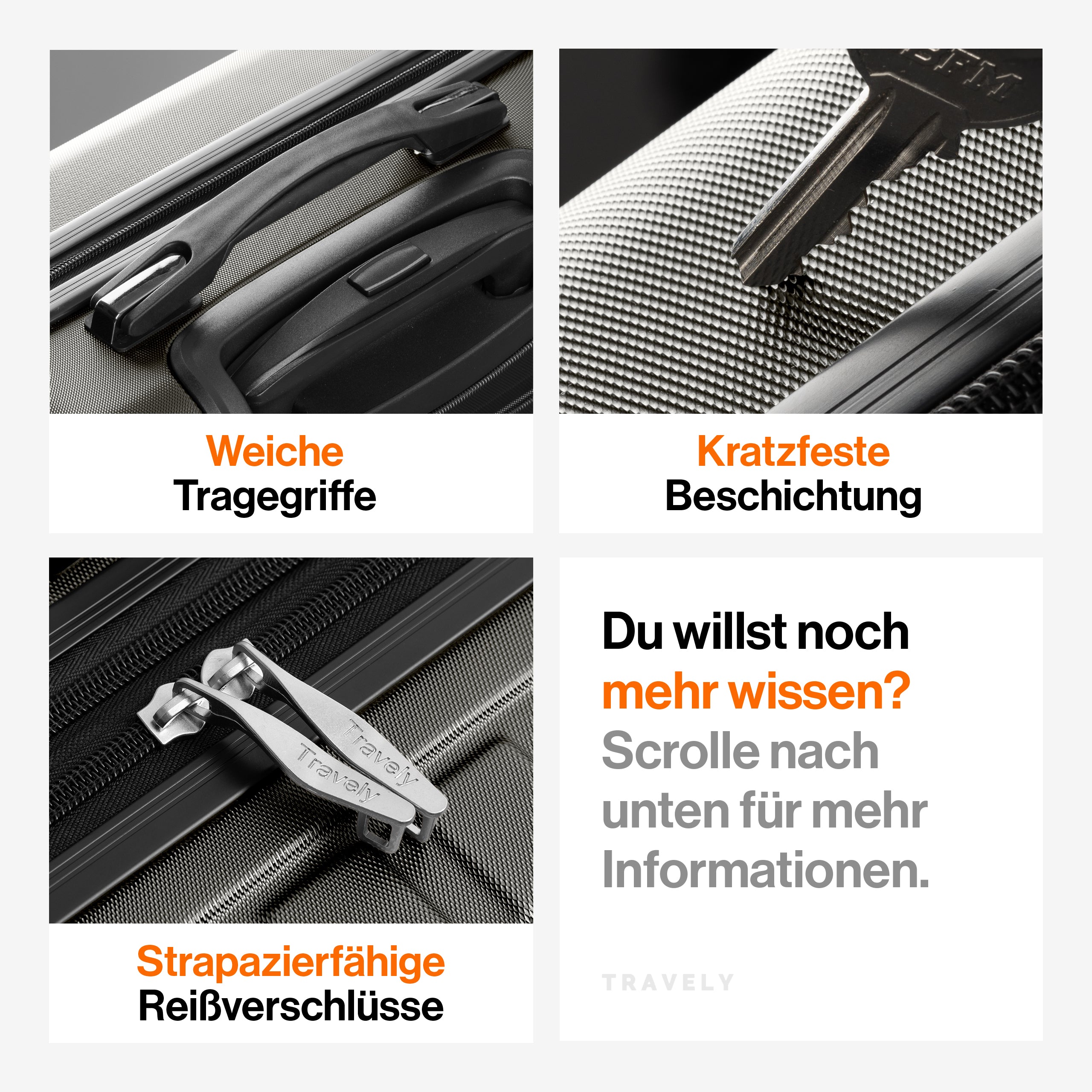 Handgepäck Laptop Koffer M (41-50L)