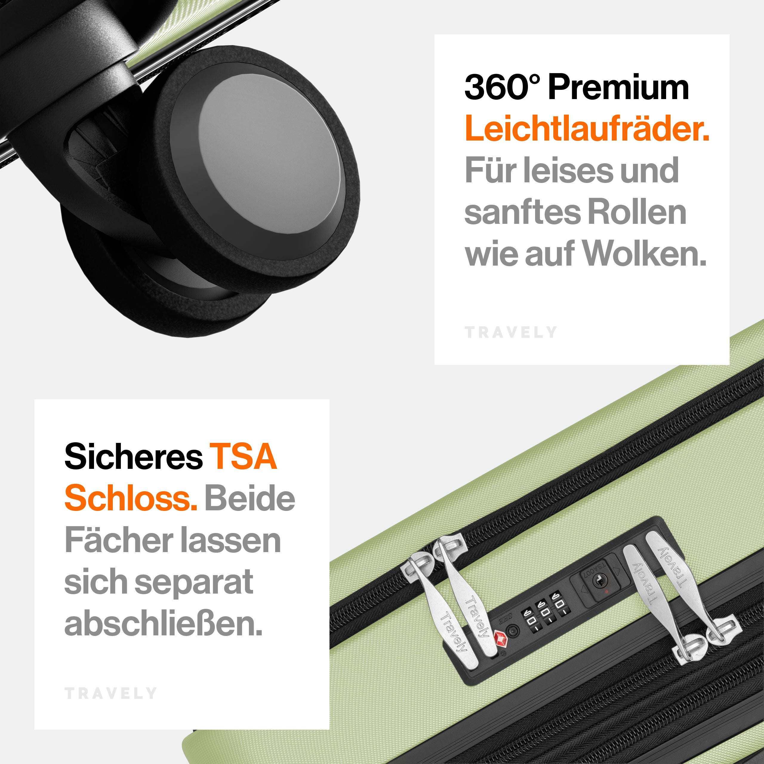 Handgepäck Laptop Koffer M (41-50L)