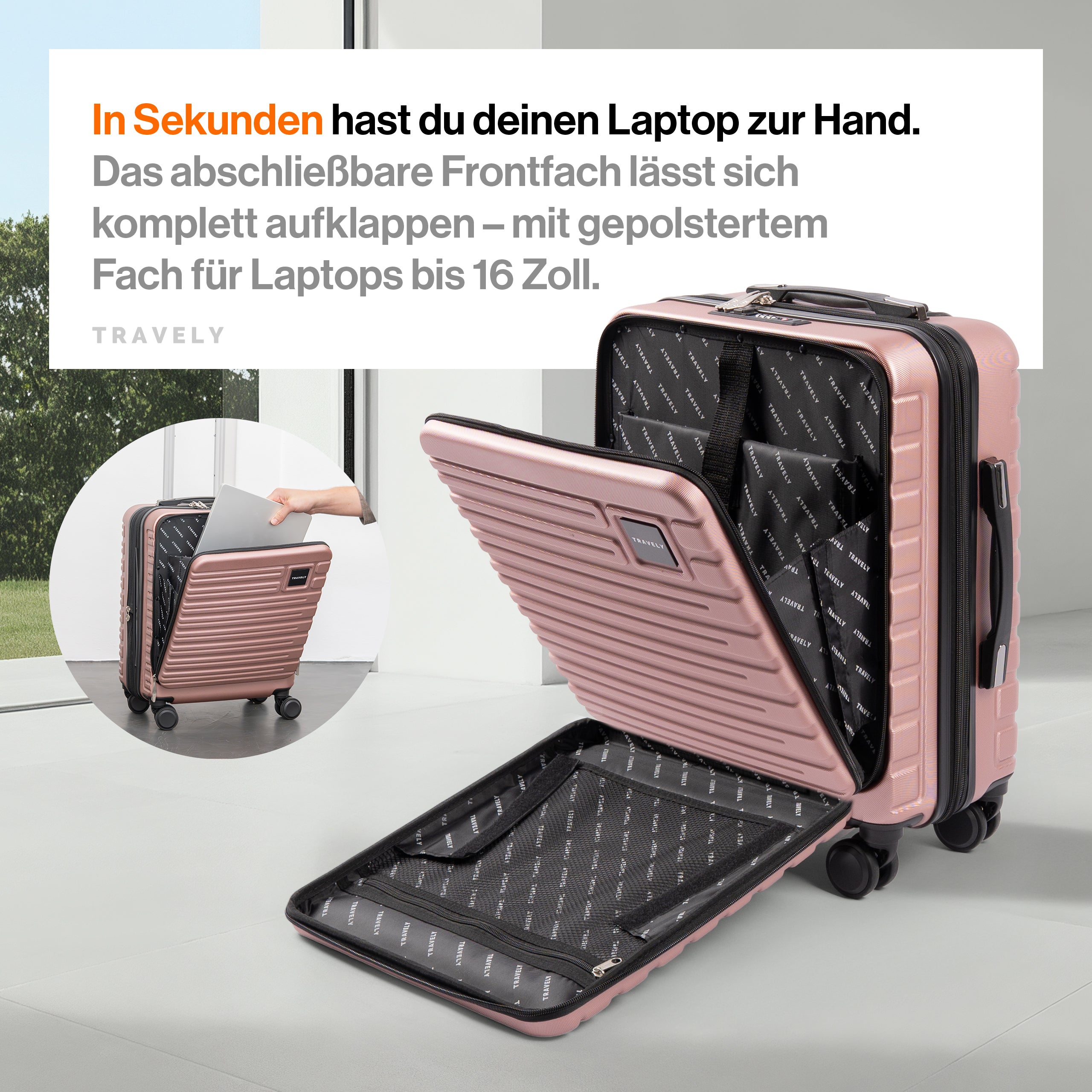 Handgepäck Laptop Koffer M (41-50L)