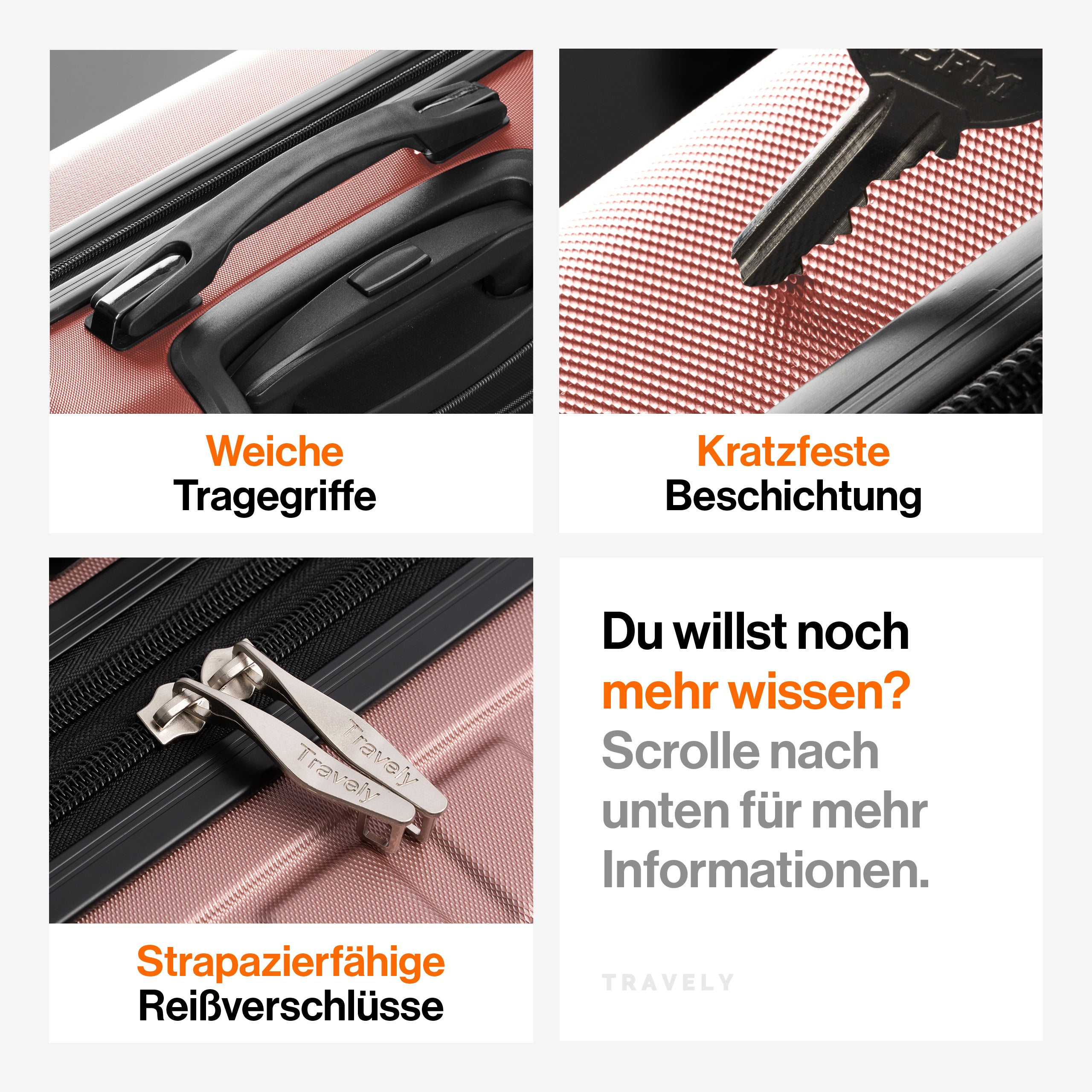 Handgepäck Laptop Koffer M (41-50L)