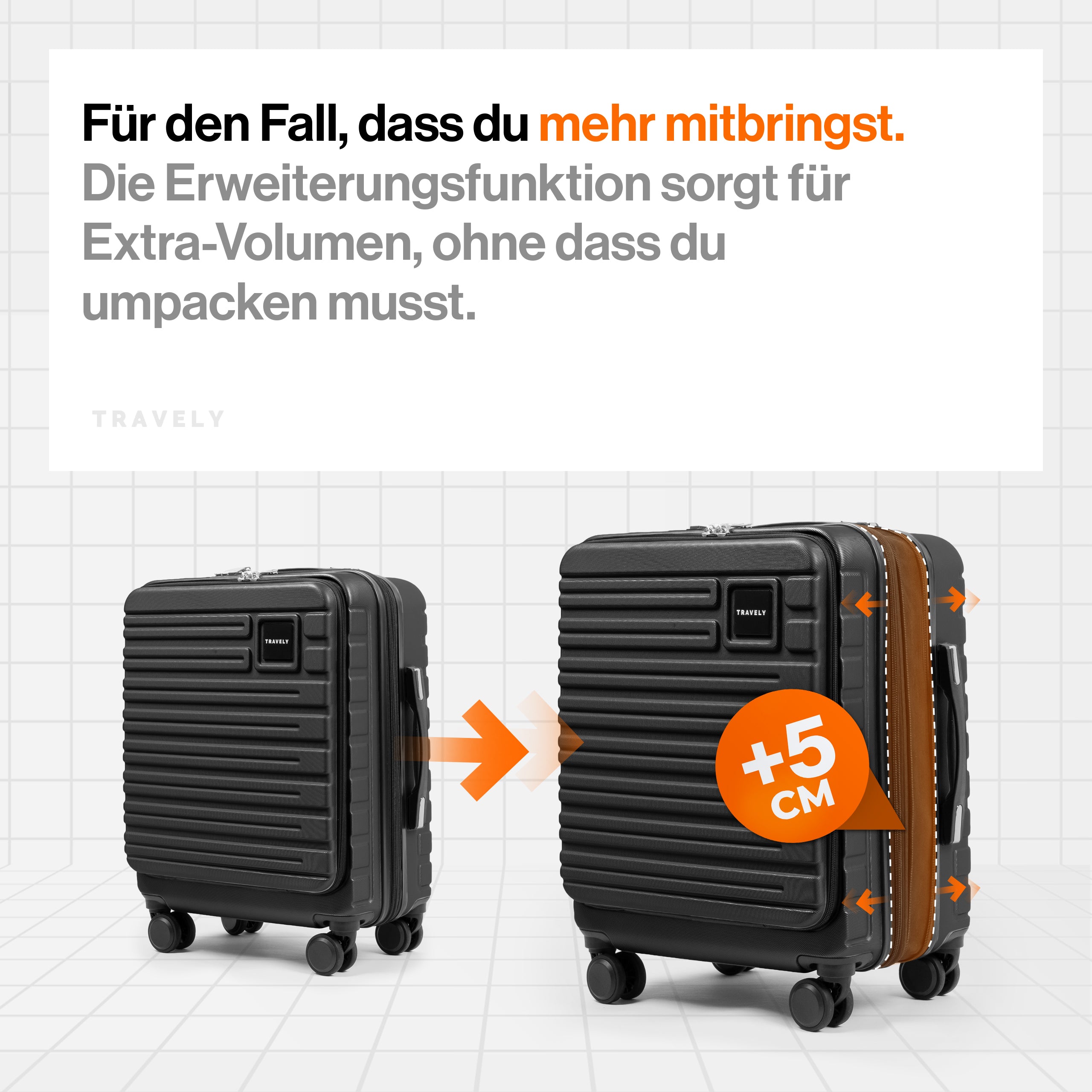 Handgepäck Laptop Koffer M (41-50L)