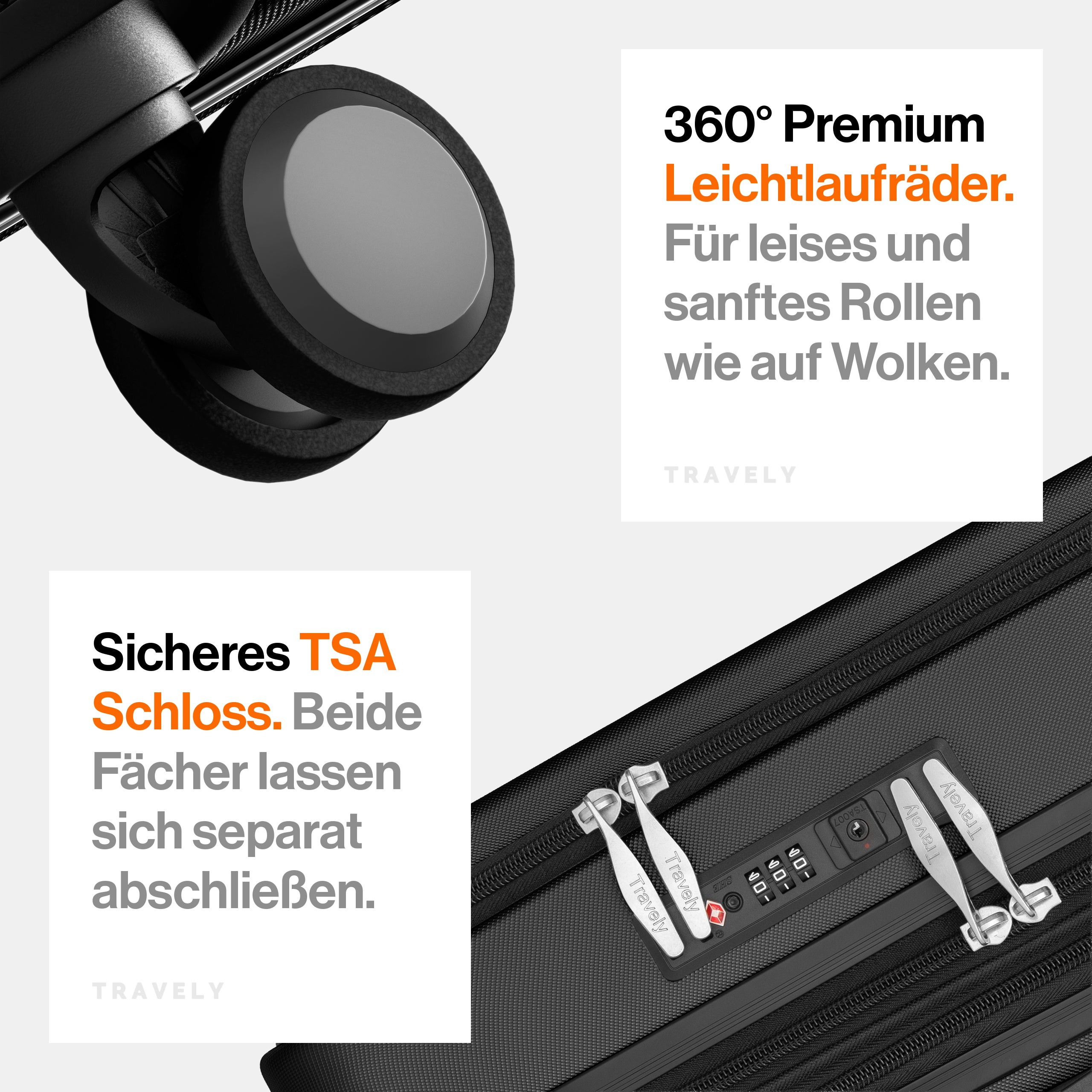 Handgepäck Laptop Koffer M (41-50L)