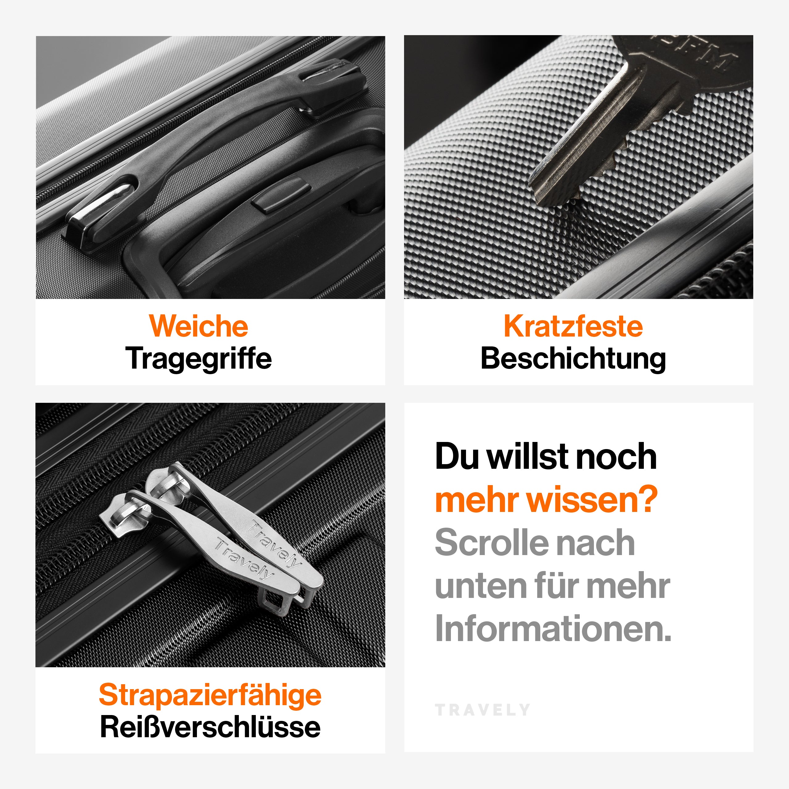 Handgepäck Laptop Koffer M (41-50L)