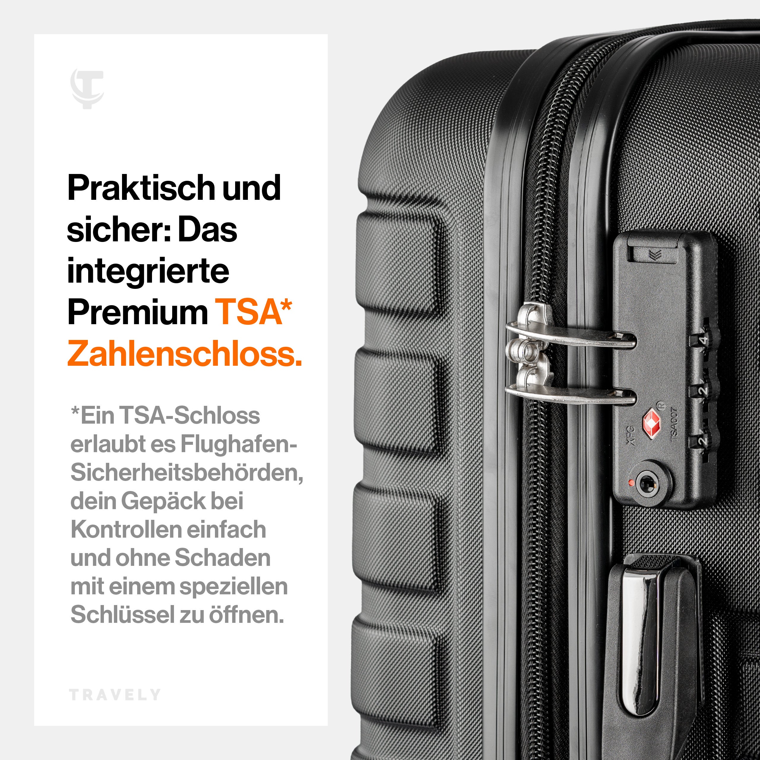 Handgepäck Koffer M 55x35x25cm (36L)