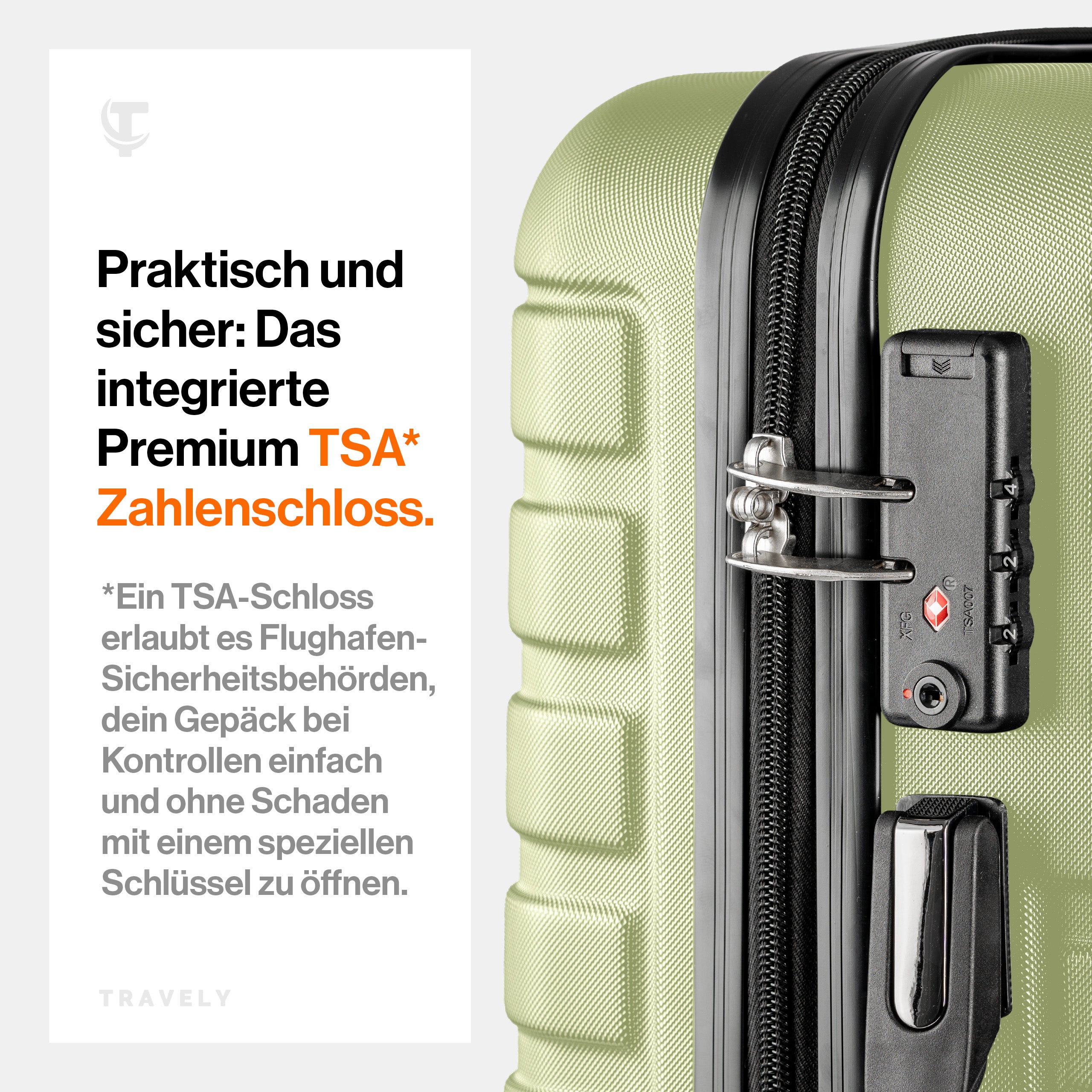 Handgepäck Koffer M 55x35x25cm (36L)