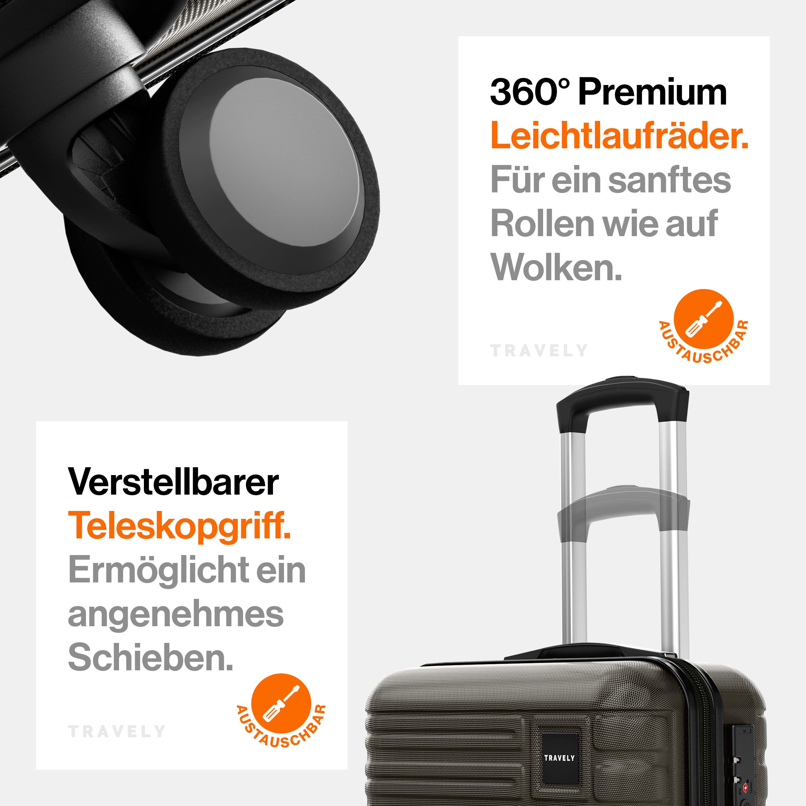 Check-In Reisekoffer XXL (150L)