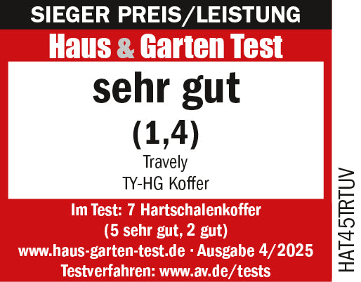 Haus & Garten Test - Note 1,4 Sehr Gut
