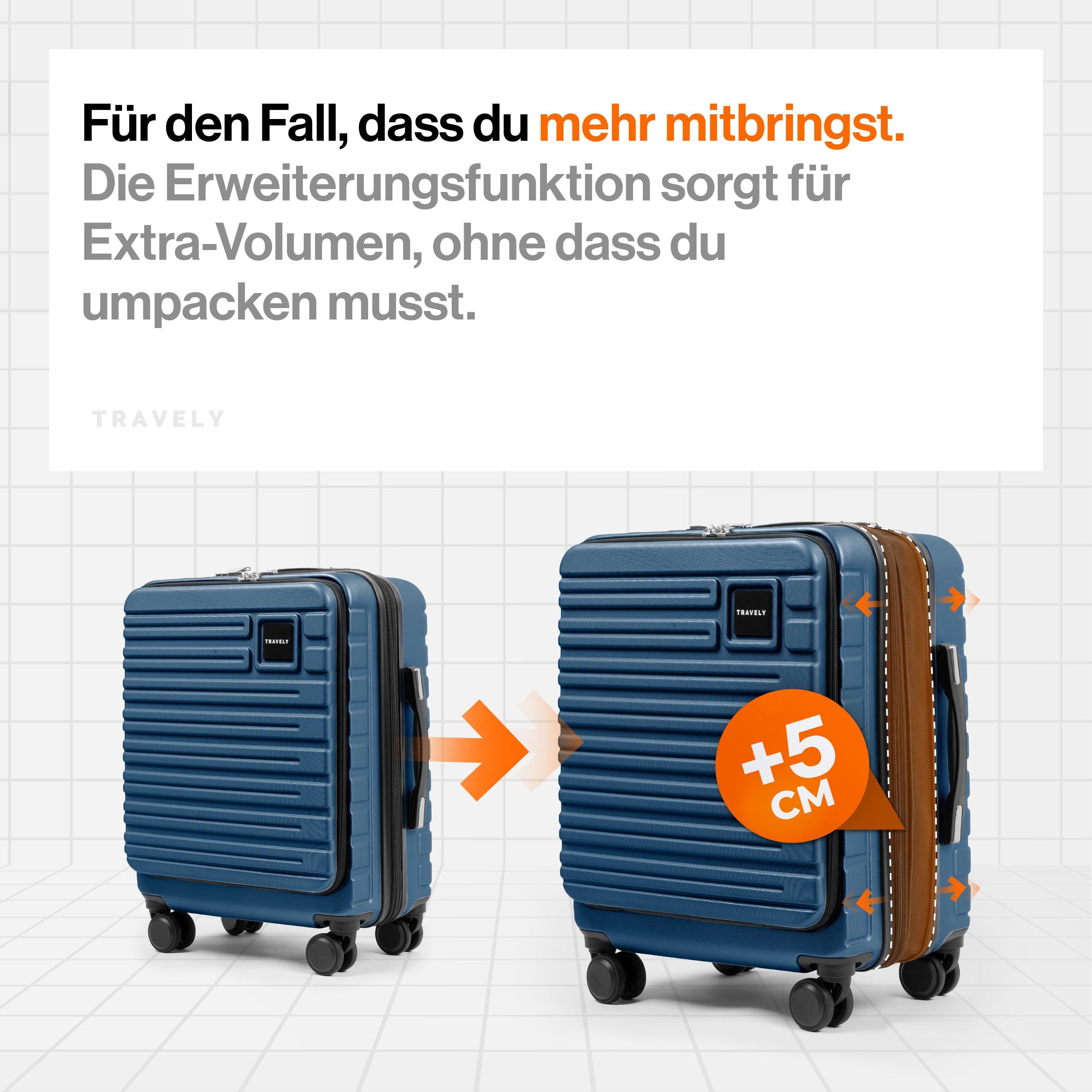 Handgepäck Laptop Koffer M (41-50L)
