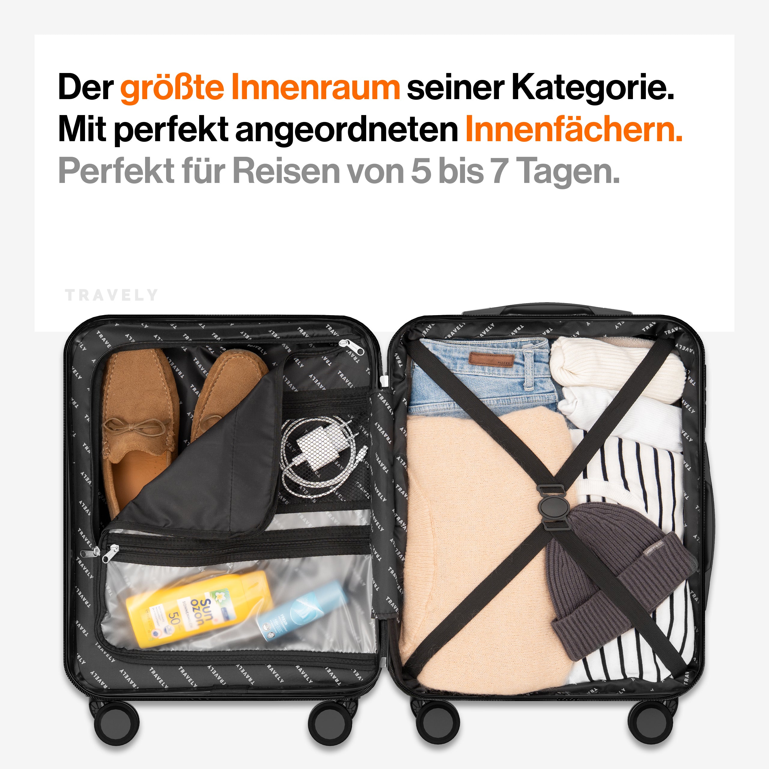 Handgepäck Laptop Koffer M (41-50L)