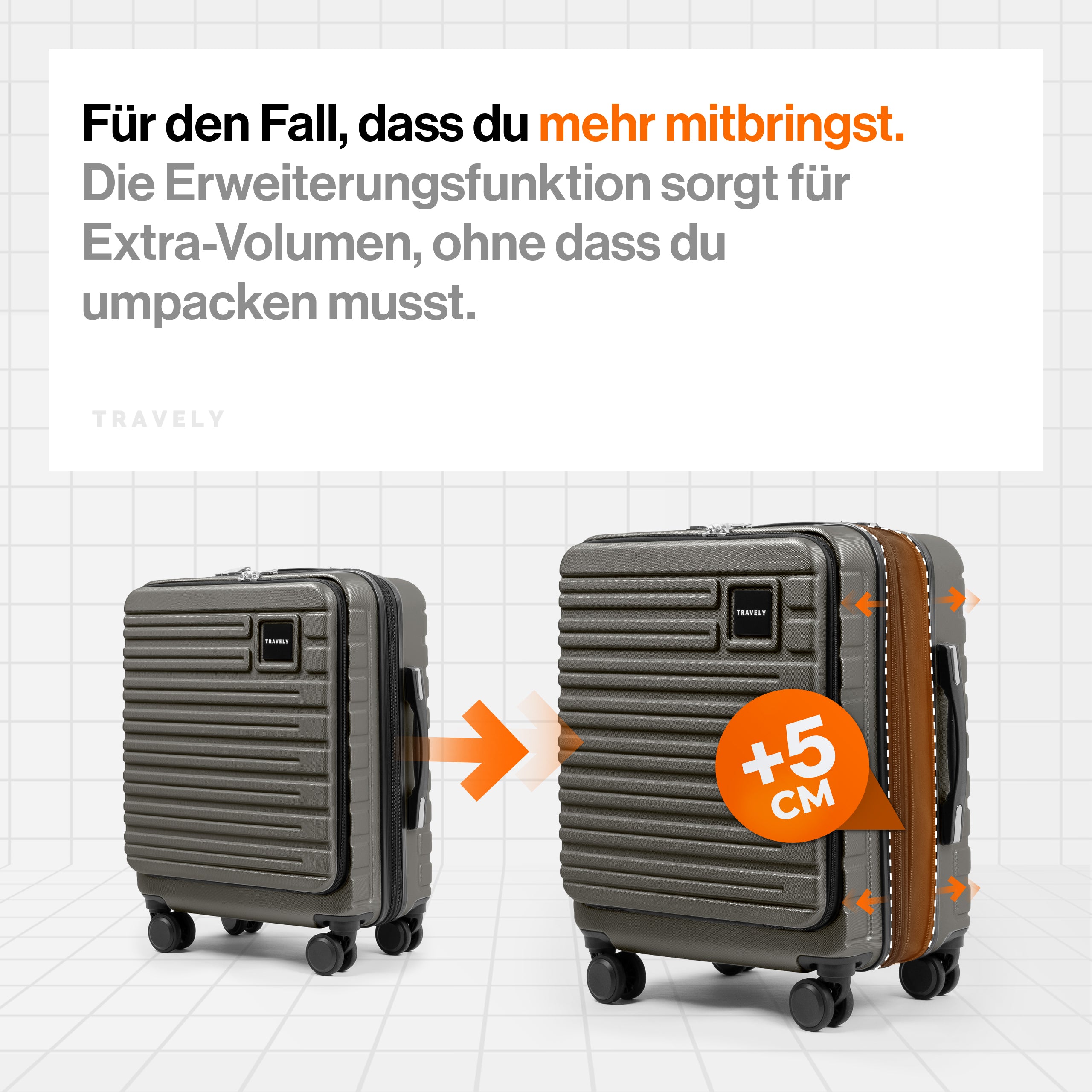 Handgepäck Laptop Koffer M (41-50L)