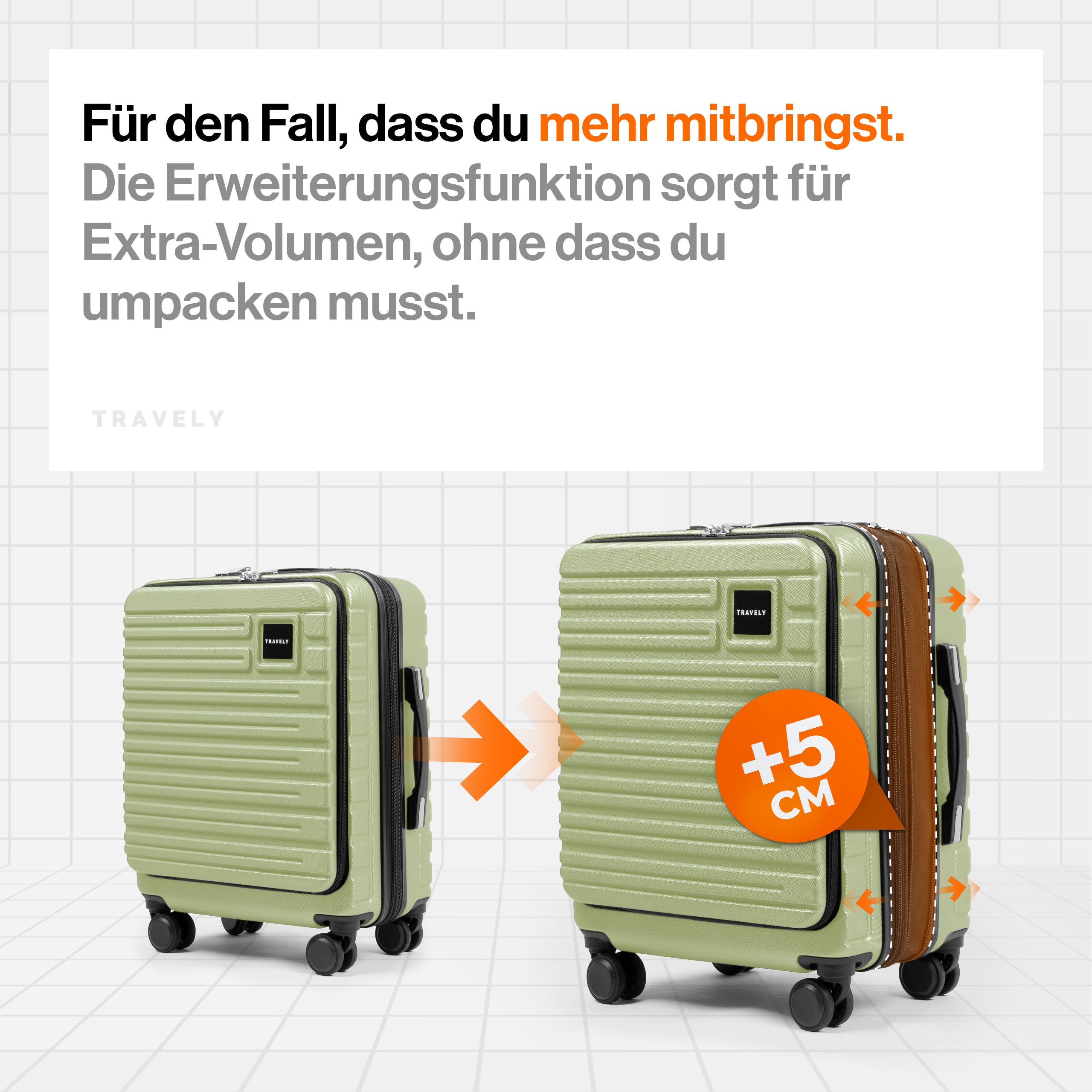 Handgepäck Laptop Koffer M (41-50L)