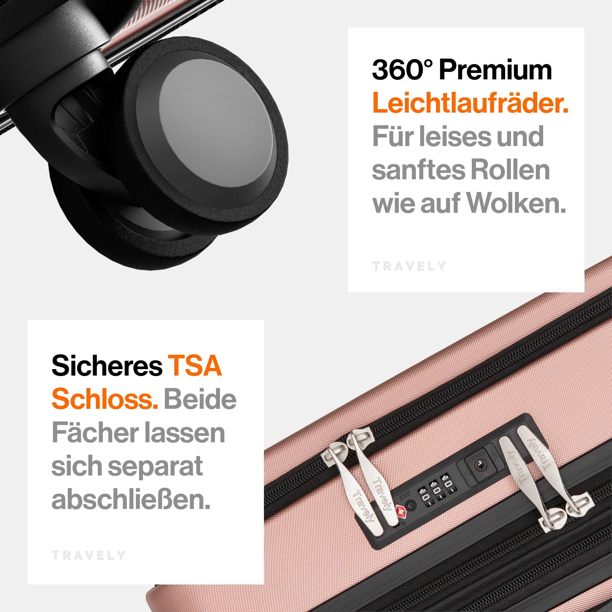 Handgepäck Laptop Koffer M (41-50L)